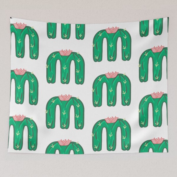 Item preview, M (Cactus Letter) designed and sold by Minaficent.