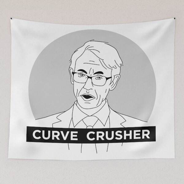 Item preview, Dr. Ashley Bloomfield the Curve Crusher designed and sold by Sweet-As.