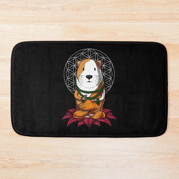 Item preview, Guinea Pig Buddha Zen Yoga Meditation Flower Of Life designed and sold by EliseJenkins.