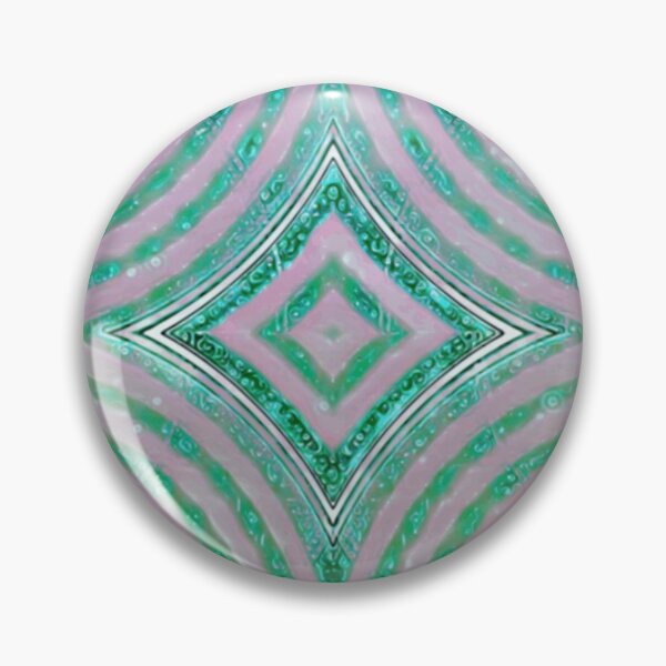 Item preview, Crystal Rain - turquoise silver white diamond star circle geometric pattern designed and sold by JaycraveDesigns.