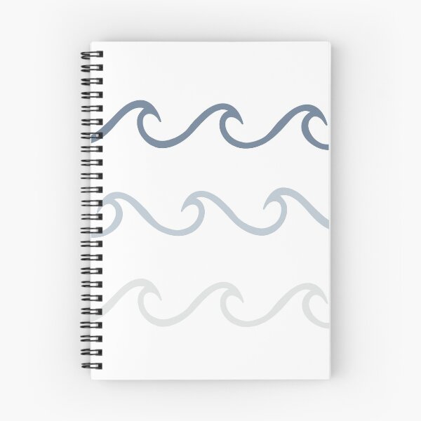 Item preview, Monochromatic Blue line art Waves pack designed and sold by Aryeh Studio.