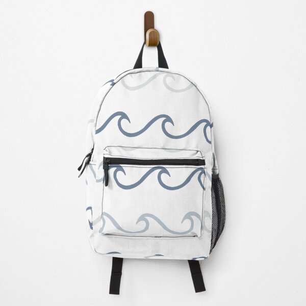 Item preview, Monochromatic Blue line art Waves pack designed and sold by Aryeh Studio.