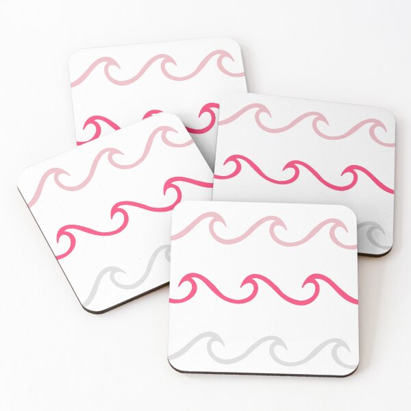 Item preview, Monochromatic pink line art Waves pack designed and sold by Aryeh Studio.