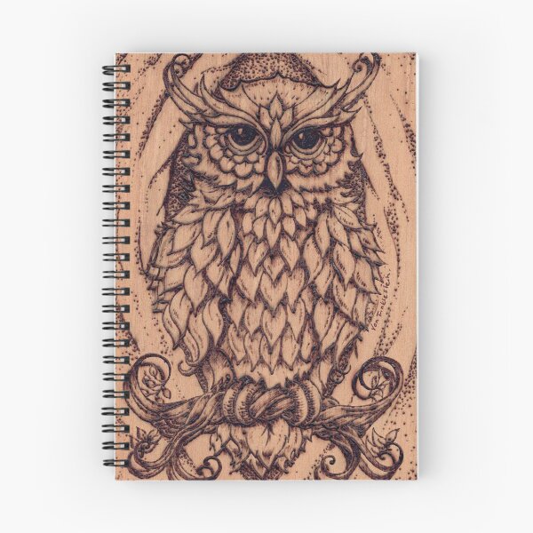 Item preview, Leafy Wood Owl designed and sold by Isobel Von Finklestein.