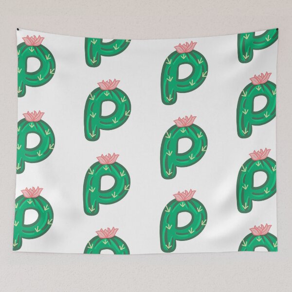 Item preview, P (Cactus Letter) designed and sold by Minaficent.