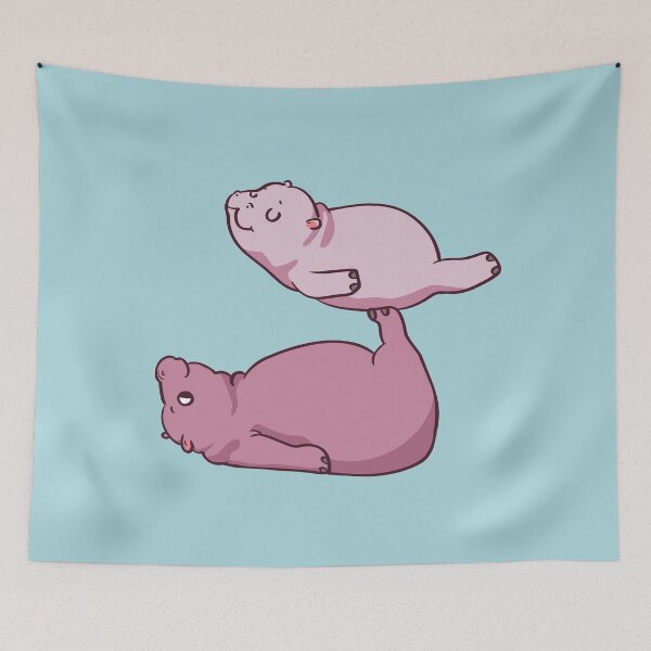 Item preview, Acroyoga Baby Hippo designed and sold by Huebucket.