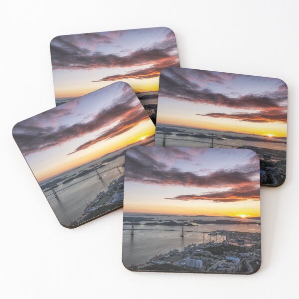 Item preview, Sunset over Mokpo Bridge designed and sold by aaronchoi.