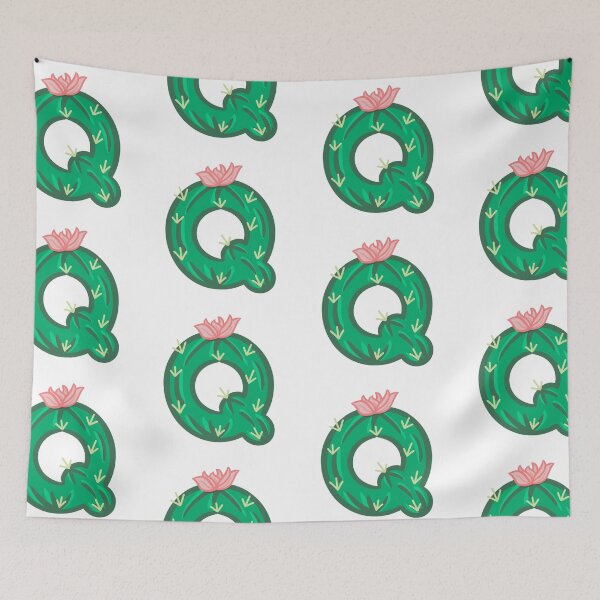 Item preview, Q (Cactus Letter) designed and sold by Minaficent.