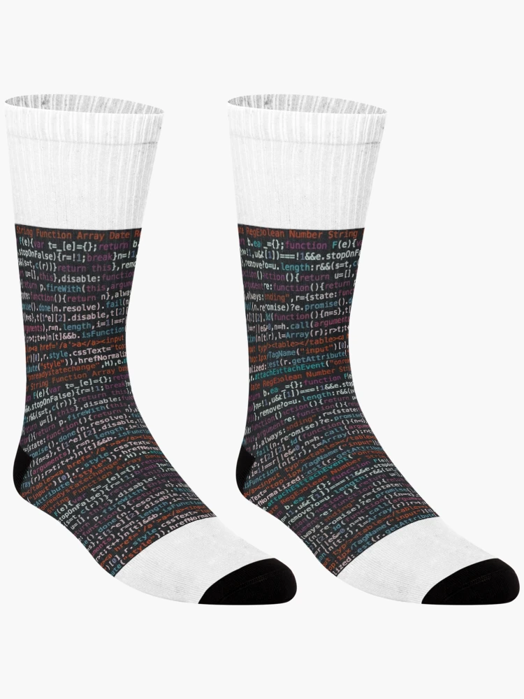 Thumbnail 3 of 5, Socks, programming codes designed and sold by developerfriday.