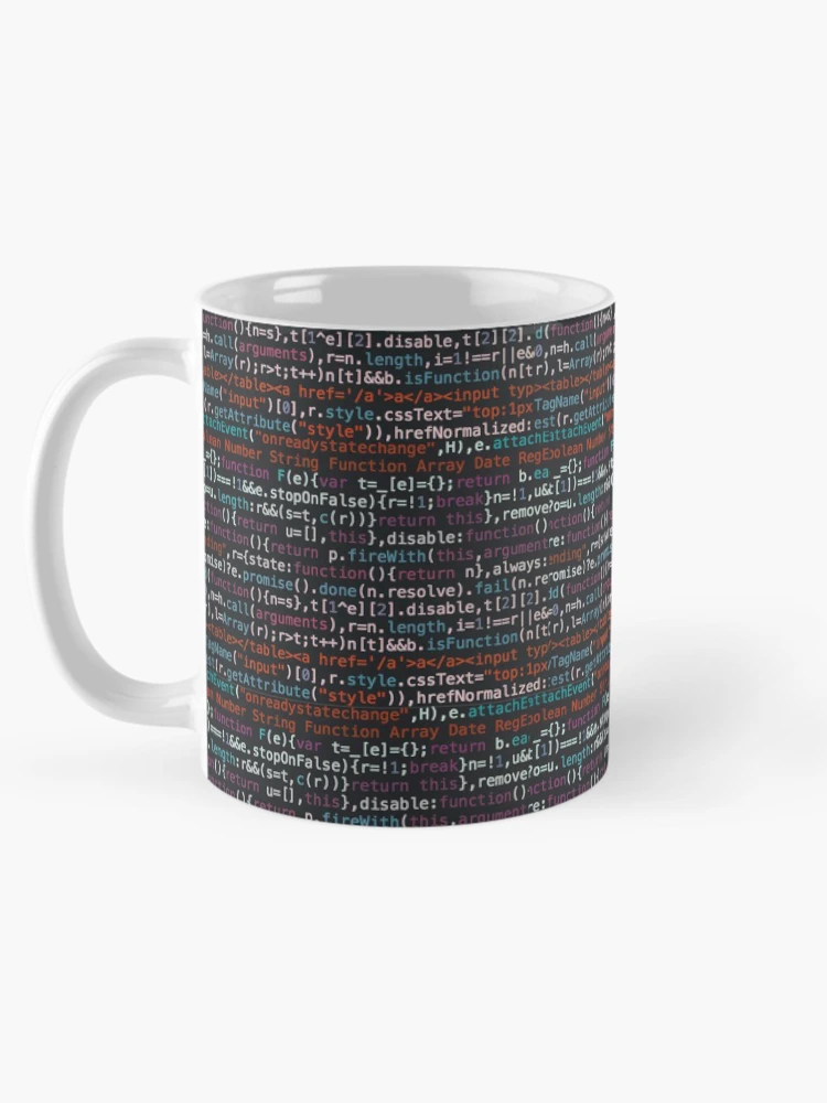 Thumbnail 5 of 6, Coffee Mug, programming codes designed and sold by developerfriday.