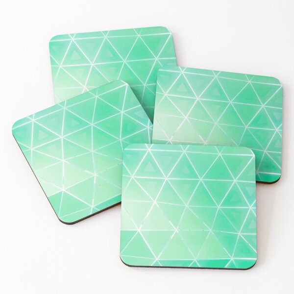 Item preview, Holo green triangles designed and sold by MissTSix.