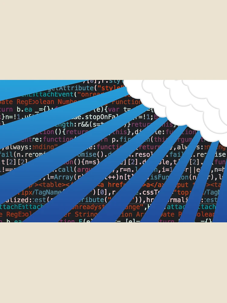 Thumbnail 4 of 4, Relaxed T-Shirt, cloud programming code designed and sold by developerfriday.