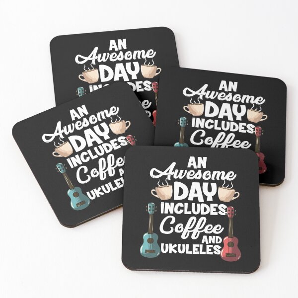 Item preview, Ukulele Player & Coffee Drinker designed and sold by Sandra78.