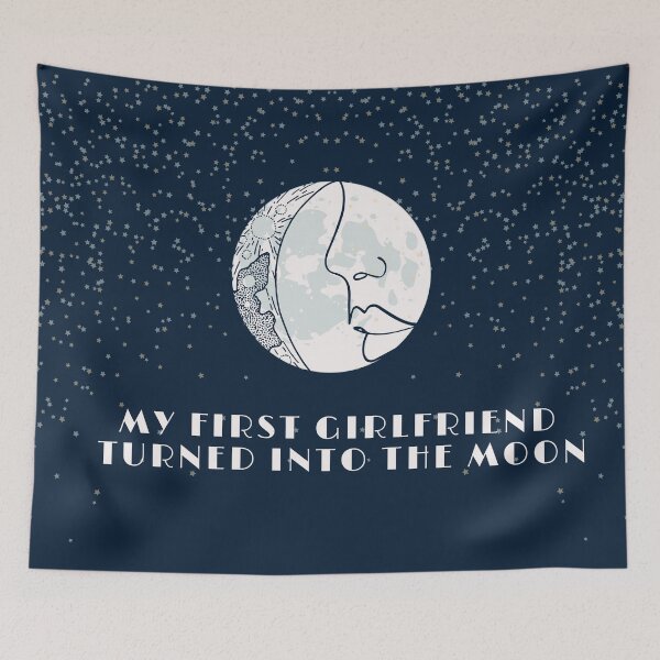 Item preview, my first girlfriend turned into the moon designed and sold by KORRASAMIQUEENS.
