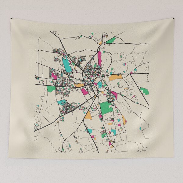 Item preview, Marrakesh, Morocco Street Map designed and sold by A Deniz Akerman.