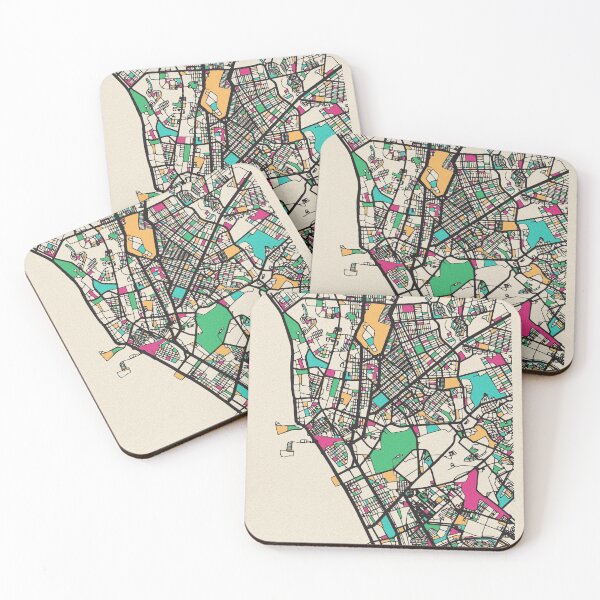 Item preview, Manila, Philippines Street Map designed and sold by A Deniz Akerman.