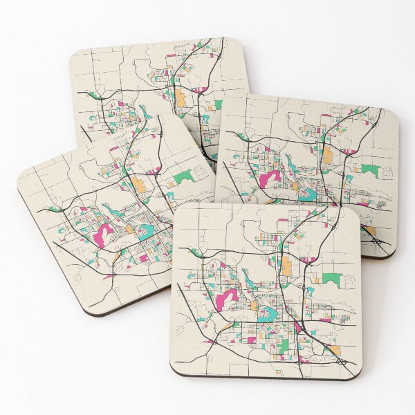 Item preview, Eau Claire, Wisconsin Street Map designed and sold by A Deniz Akerman.
