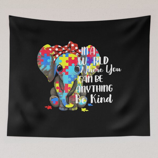 Item preview, Autism Awareness Day Elephant Can Be Anything Be Kind designed and sold by LenaEhrlichmann.