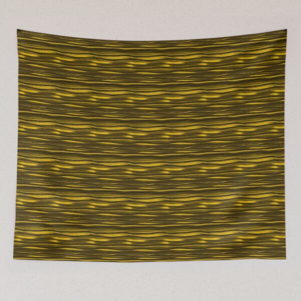 Item preview, Gold Metallic Waves designed and sold by Elisabeth Lucas.
