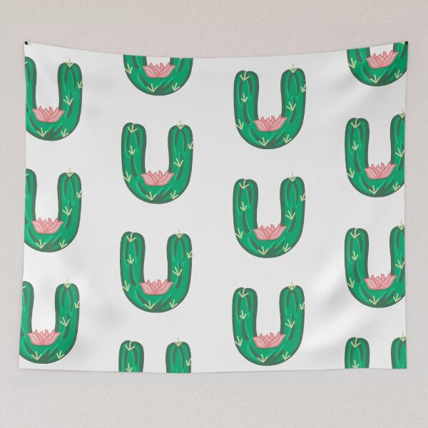 Item preview, U (Cactus Letter) designed and sold by Minaficent.