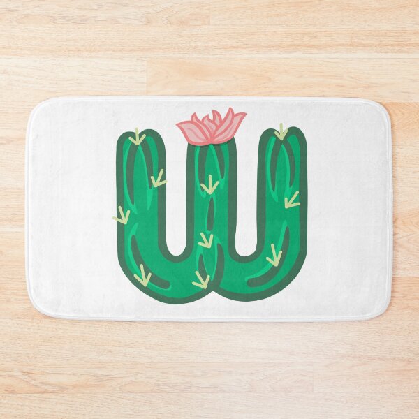 Item preview, W (Cactus Letter) designed and sold by Minaficent.