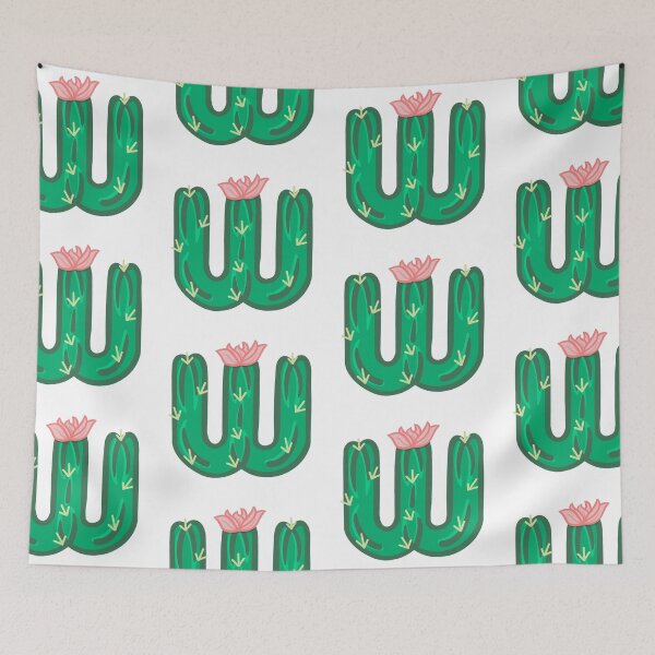 Item preview, W (Cactus Letter) designed and sold by Minaficent.