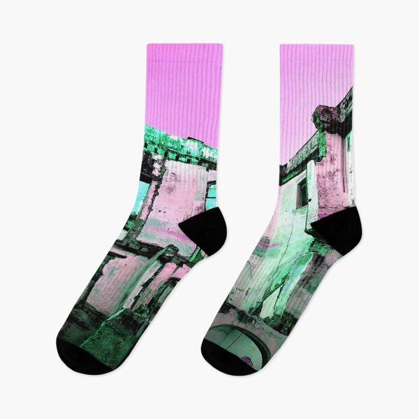 Item preview, Havana Vintage Ruins Pink and Green designed and sold by GhostGumDesigns.