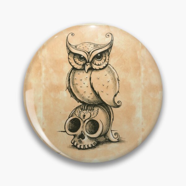 Item preview, Owl and Skull designed and sold by Isobel Von Finklestein.