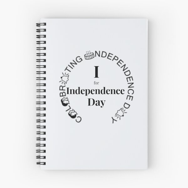 Item preview, I for Independence Day designed and sold by GlobalHunt.
