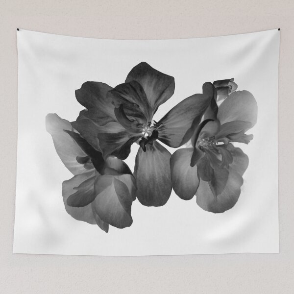 Item preview, Geranium in black and white designed and sold by by-jwp.