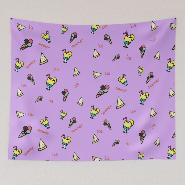 Item preview, Summer Food Dessert Cute Pattern designed and sold by acherriemae.