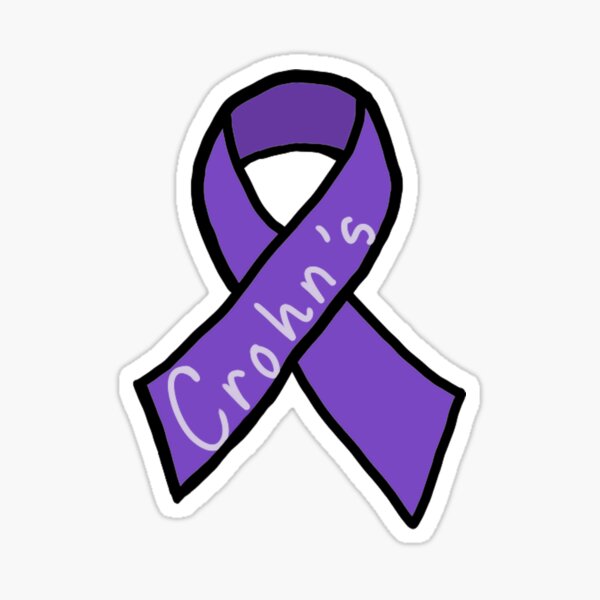 Item preview, Crohn's Disease Awareness Ribbon designed and sold by ellgee21.