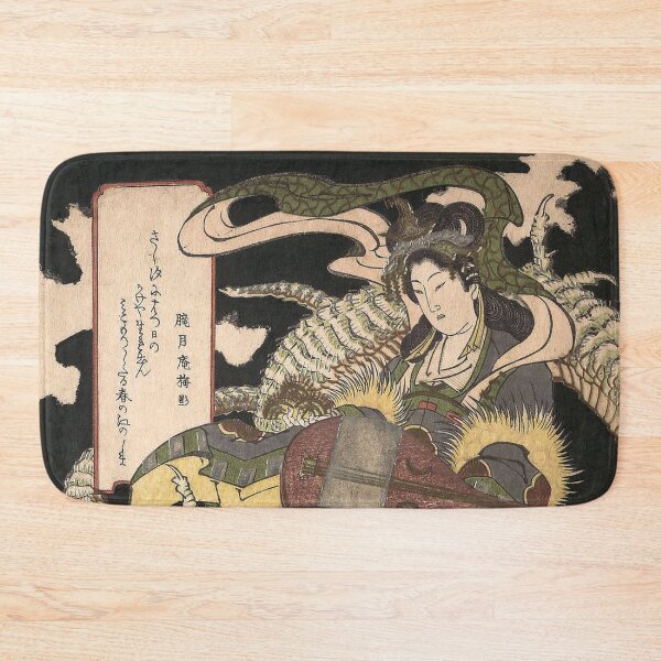 Item preview, Benzaiten (Goddess of Music and Good Fortune) Seated on a White Dragon designed and sold by AdamStCyr.