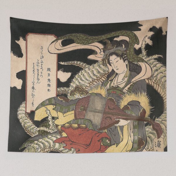 Item preview, Benzaiten (Goddess of Music and Good Fortune) Seated on a White Dragon designed and sold by AdamStCyr.