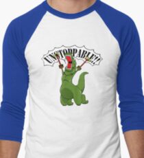Unstoppable T-Rex Men's Baseball ¾ T-Shirt