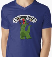 Unstoppable T-Rex Men's V-Neck T-Shirt