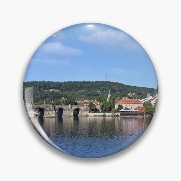 Item preview, Charles bridge over Vltava river Prague Czech republic designed and sold by goceris.
