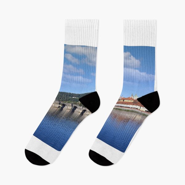 Item preview, Charles bridge over Vltava river Prague Czech republic designed and sold by goceris.
