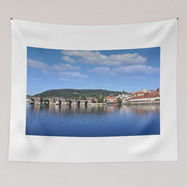 Item preview, Charles bridge over Vltava river Prague Czech republic designed and sold by goceris.