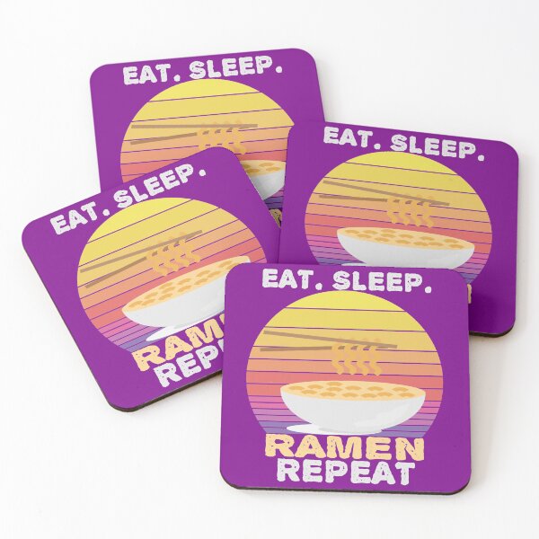 Item preview, Eat Sleep Ramen Repeat Retro Vintage Funny Japanese Gift  designed and sold by Sarah38.