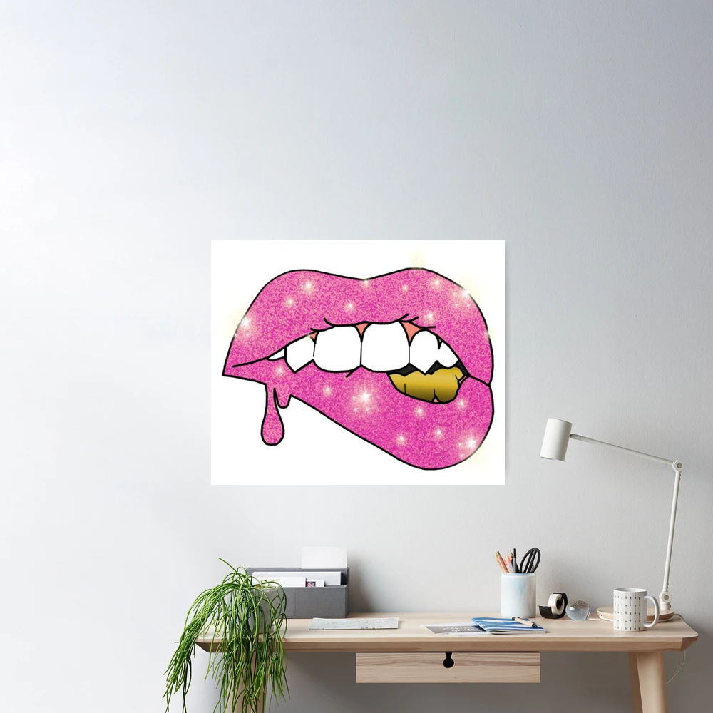 LV pink lips