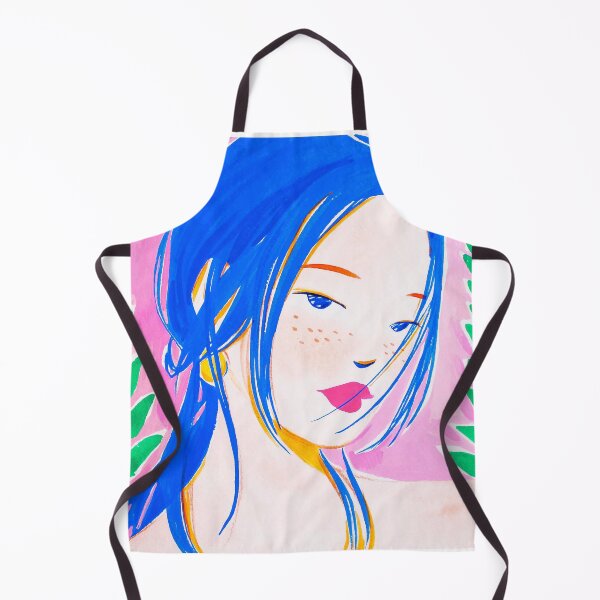 Item preview, Girl and Aroid Palm designed and sold by SunLee Art.