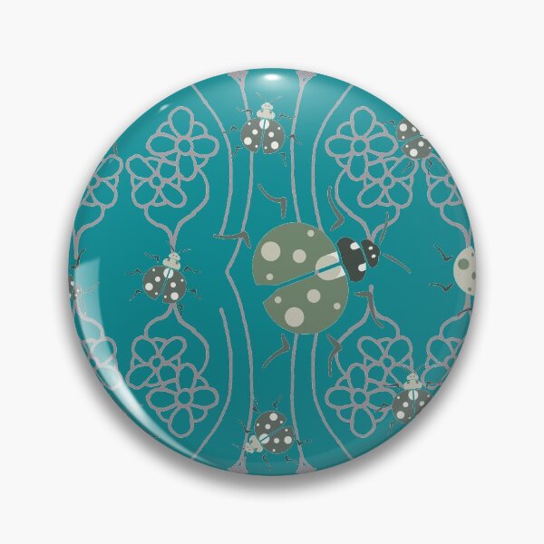 Item preview, Ladybird and Floral Pattern Pattern designed and sold by DKdesigns27.