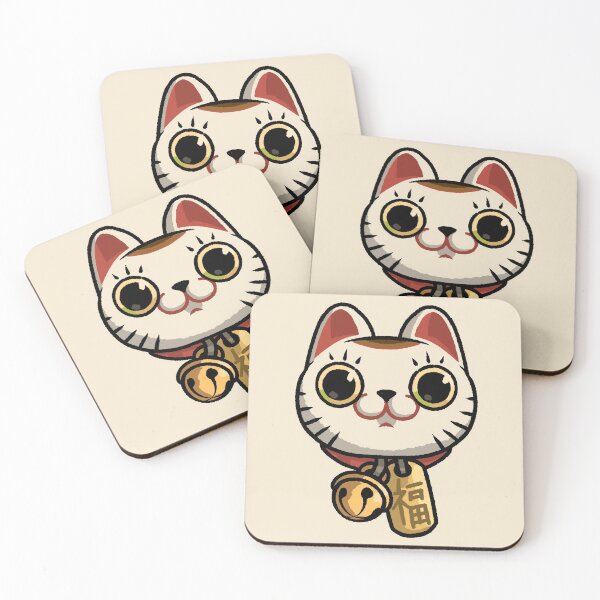 Item preview, happy maneki-neko designed and sold by surrogatecode.