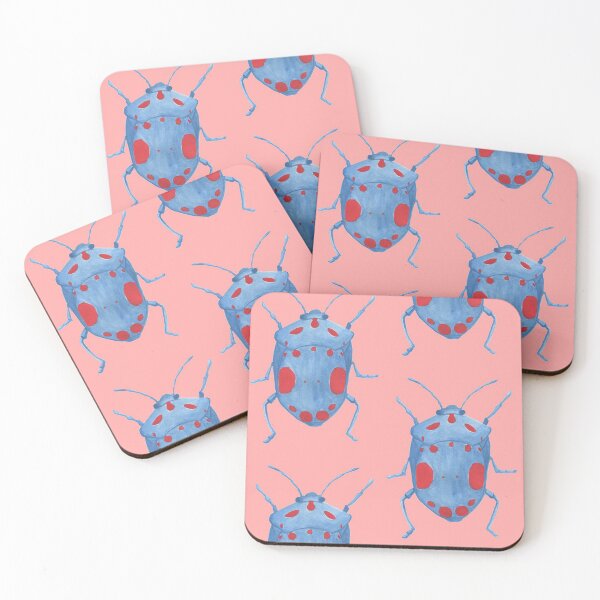 Item preview, Blue Beetle with Red Spots designed and sold by Kaja Purwin.