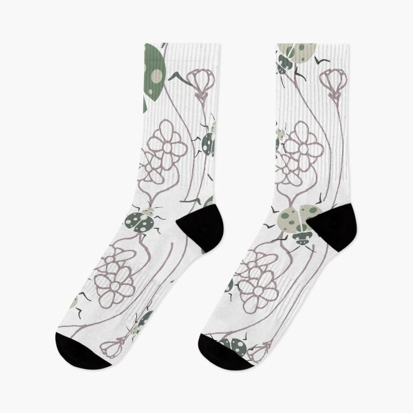 Item preview, Ladybird and Floral Pattern Pattern designed and sold by DKdesigns27.