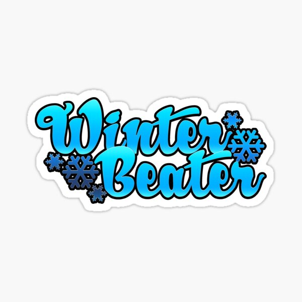 Winter Beater| snowflake Sticker