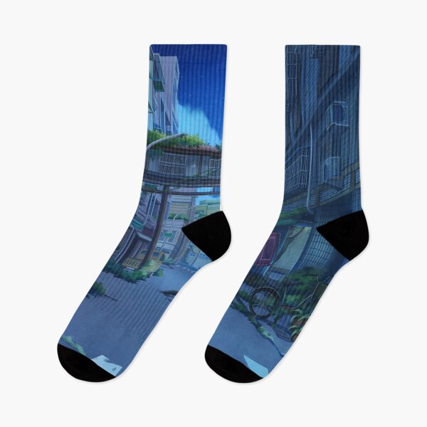 Item preview, Abandoned Japanese City In Night designed and sold by Vector Scout Lab.