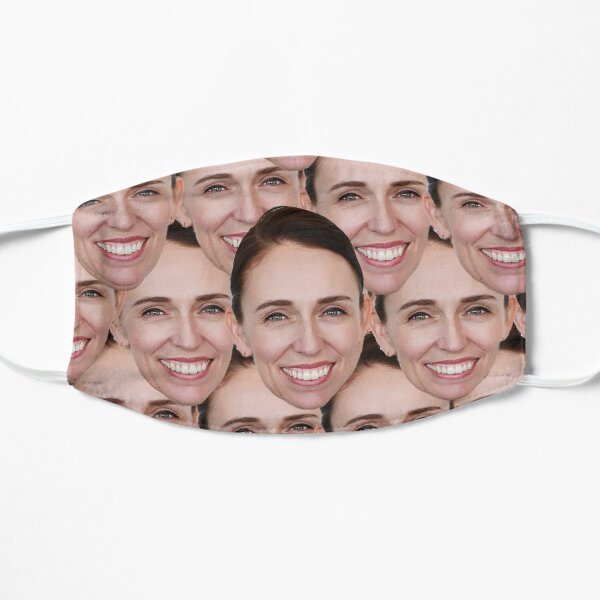 Jacinda Ardern Face Print Mask