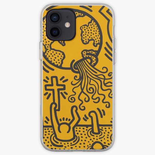 Keith Haring Painting Coque souple iPhone